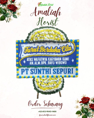 Papan Bunga Duka di Kebon Jayanti