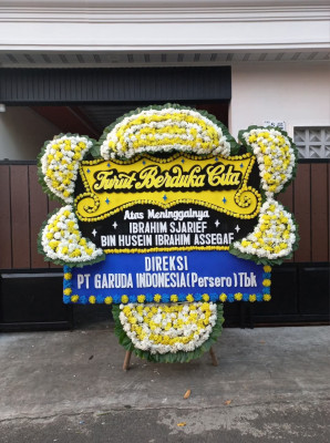 Papan Bunga Duka di Kebon Jayanti