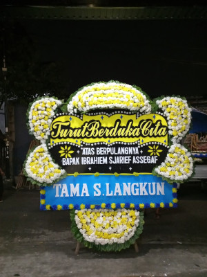 Papan Bunga Duka di Kebon Jayanti