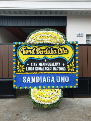 Papan Bunga Duka di Kebon Jayanti